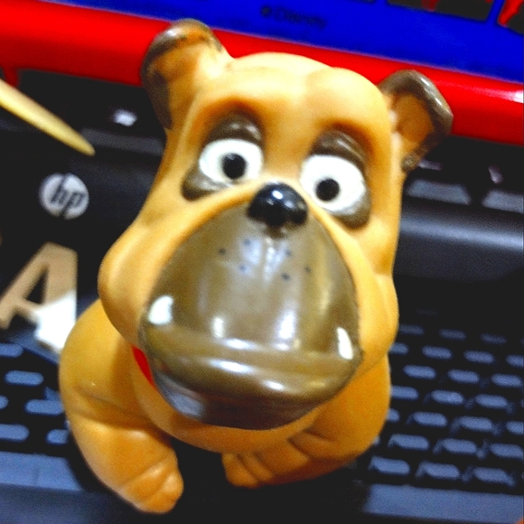 1988- Francis Bulldog - Disney's -Oliver & Company -McDonald's Happy Meal Toy - Picture 1 of 4